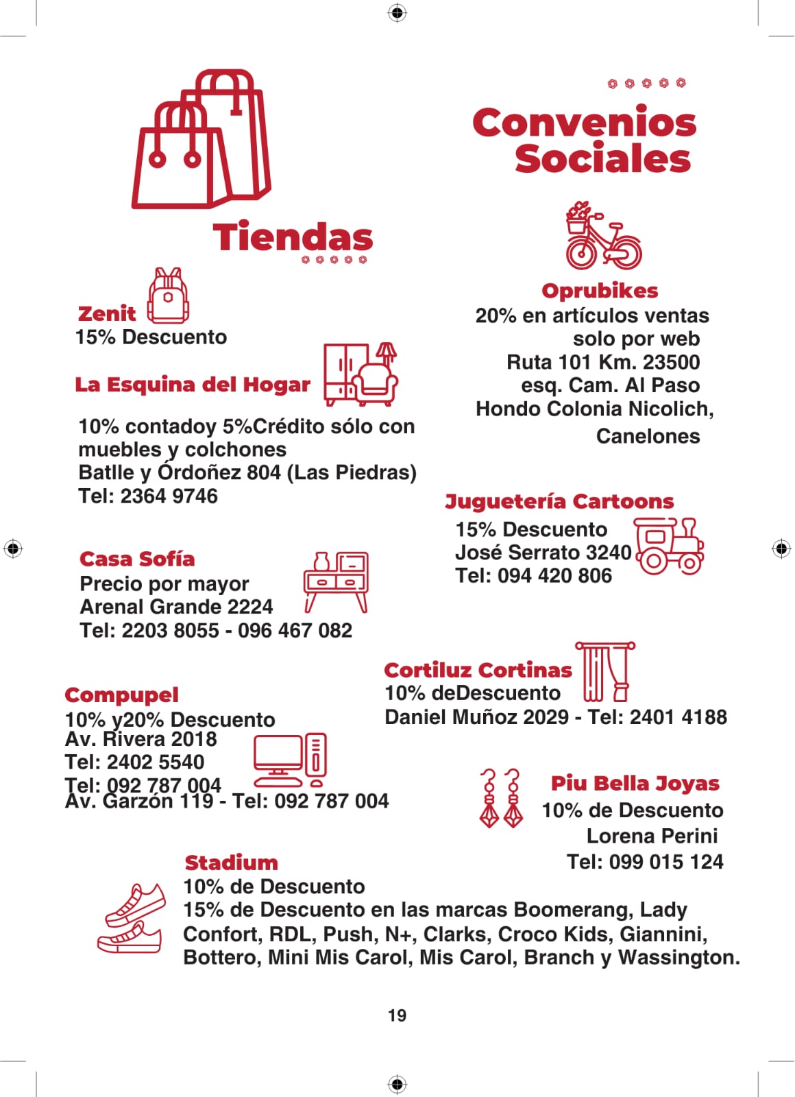 Convenios APMU de tiendas